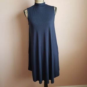 NEW Navy Mock Dress w/ pockets